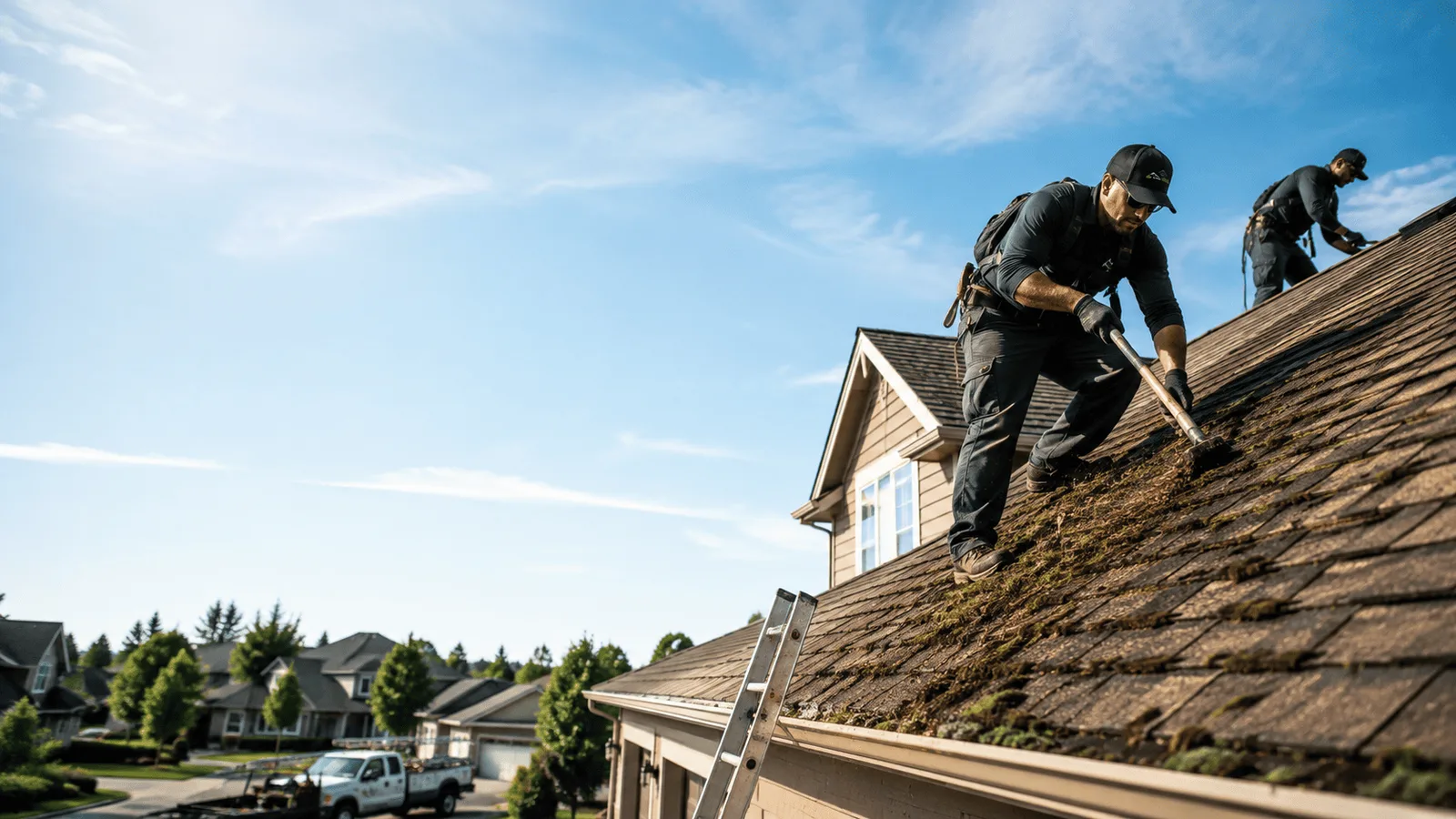 Roof Moss Removal in Hopedale, MA near me